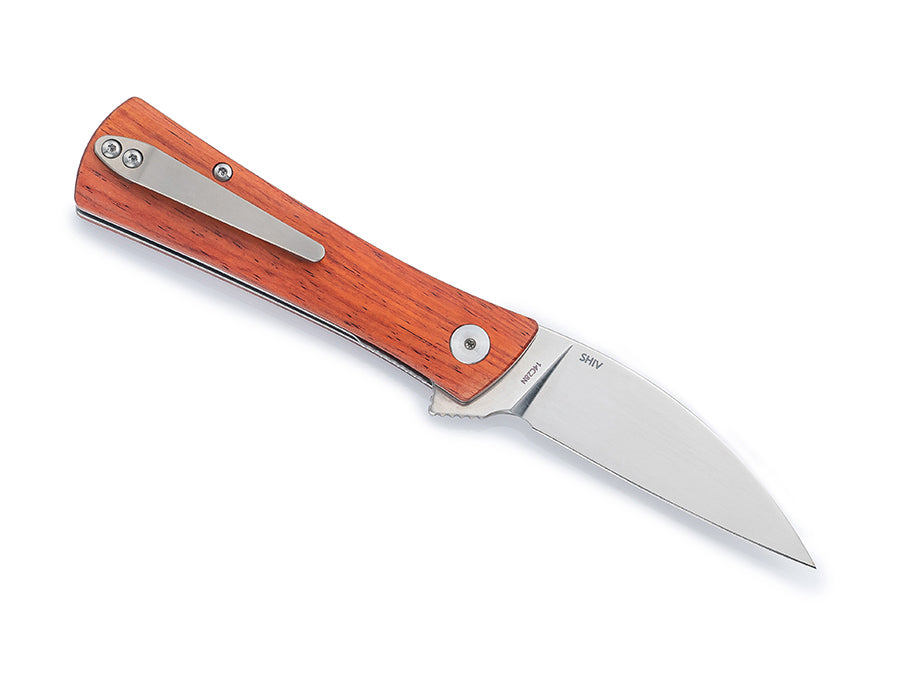 SOG Twitch II Lockback Pocket Knife - Wood Handle