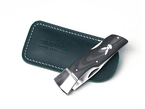 Sugarhouse Leather Slip - Midnight Blue