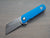 RUNTLY - Blue handle pocket knife