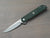 Finch Cimarron pocket knife with green and tan handle