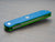Finch Cimarron folding knife with blue and green handle