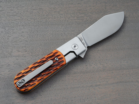 Finch Model 1929 - Crawdad Jigged Bone handle