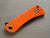 Orange handle pocket knife