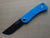 Blue handle pocket knife - Finch Tikuna