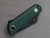 Finch RUNTLY - Color: Green Pumpkin - Pocket knife in closed position