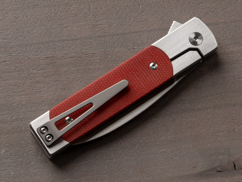 HOLLIDAY - Canyon - Red Linen Micarta