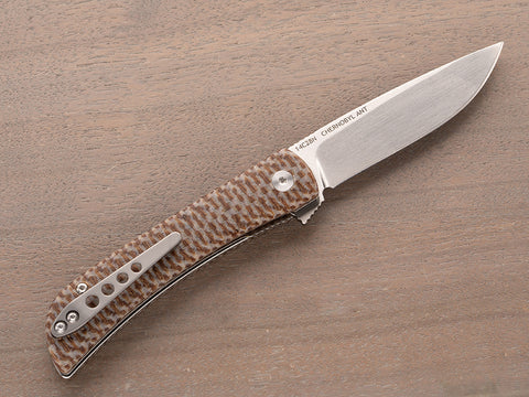 Chernobyl Ant - Parquet (Brown Micarta)