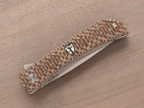 Chernobyl Ant - Parquet (Brown Micarta)